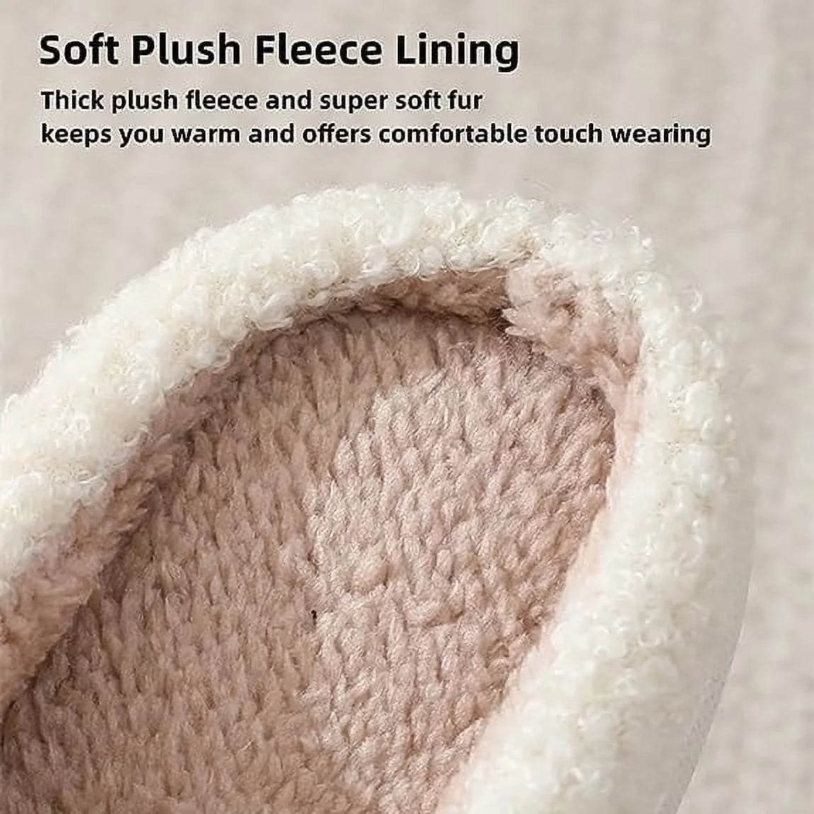 Smile Face Slippers for Women Men, Anti-Slip Soft Plush House Slippers with Memory Foam Slip Cute Cartoon Shoes Warmth for Indoor Outdoor(40/41)